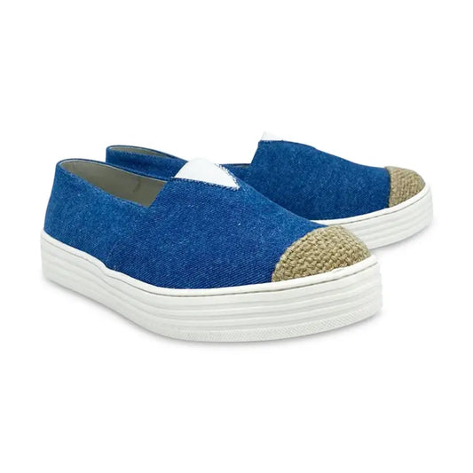 Maria catlan denim platform slip on 500905 - girls