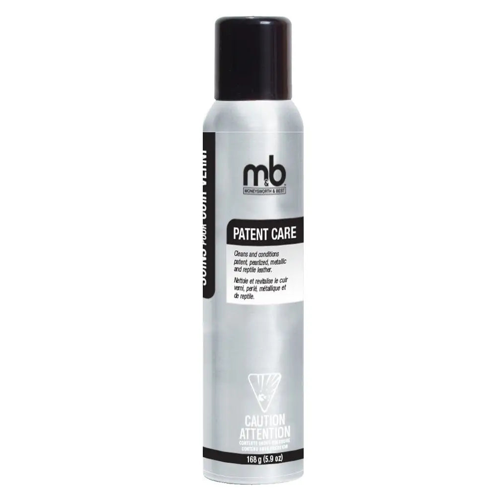 A silver aerosol can of mb Professional Products Patent Care with a black cap, shown against a plain white background.