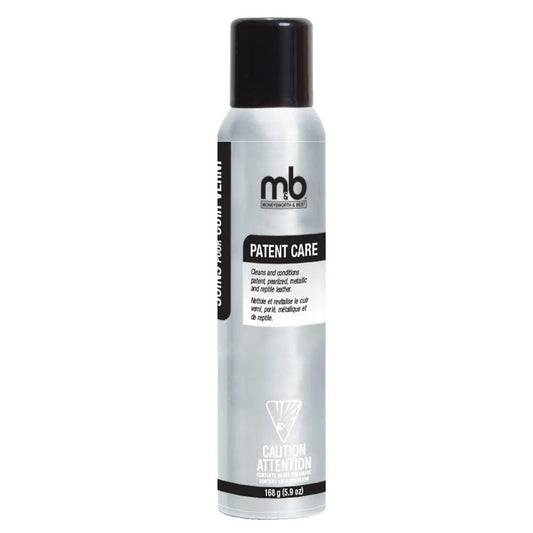 A silver aerosol can of mb Professional Products Patent Care with a black cap, shown against a plain white background.