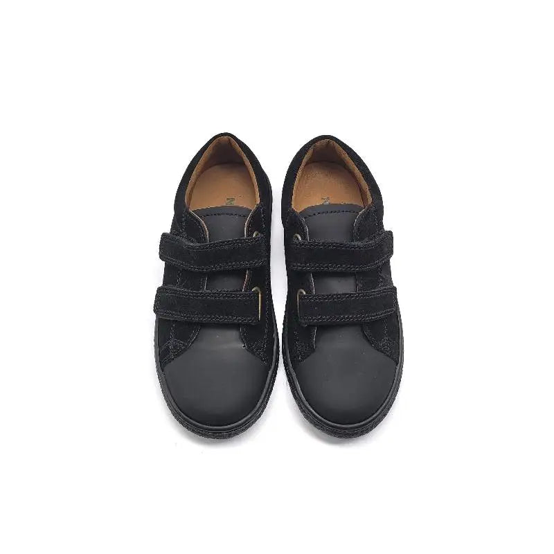 Naturino Carex Black Gum Velcro Sneaker - BOYS