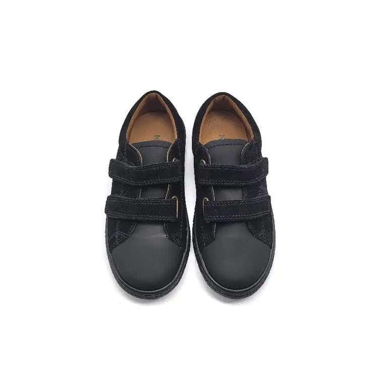 Naturino Carex Black Gum Velcro Sneaker - BOYS