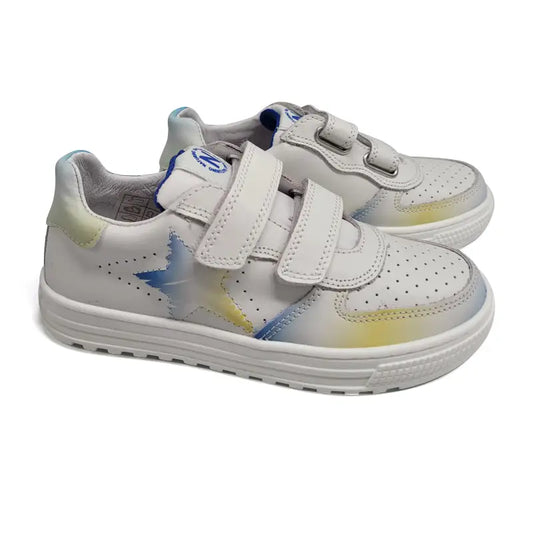 Naturino hess blue green velcro sneaker - boys