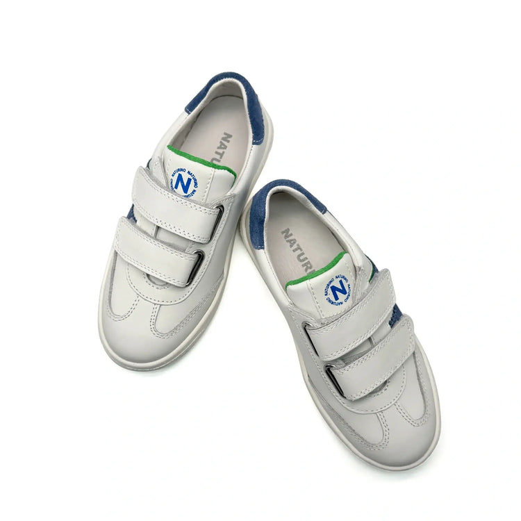 Naturino marves white navy velcro sneaker fast shipping