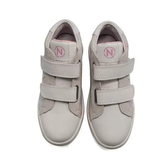 Naturino Pinn Rainbow Glitter Hi-Top Sneaker - BOYS