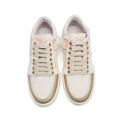 Naturino Sires So Sassy Pink & Gold Hi Top Sneaker - GIRLS