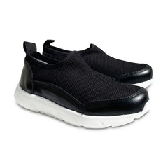 Nens black mesh sock sneaker 7965 - girls