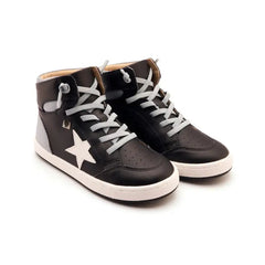 Oldsoles Dusty Blue High Top No Tie Sneaker 1003