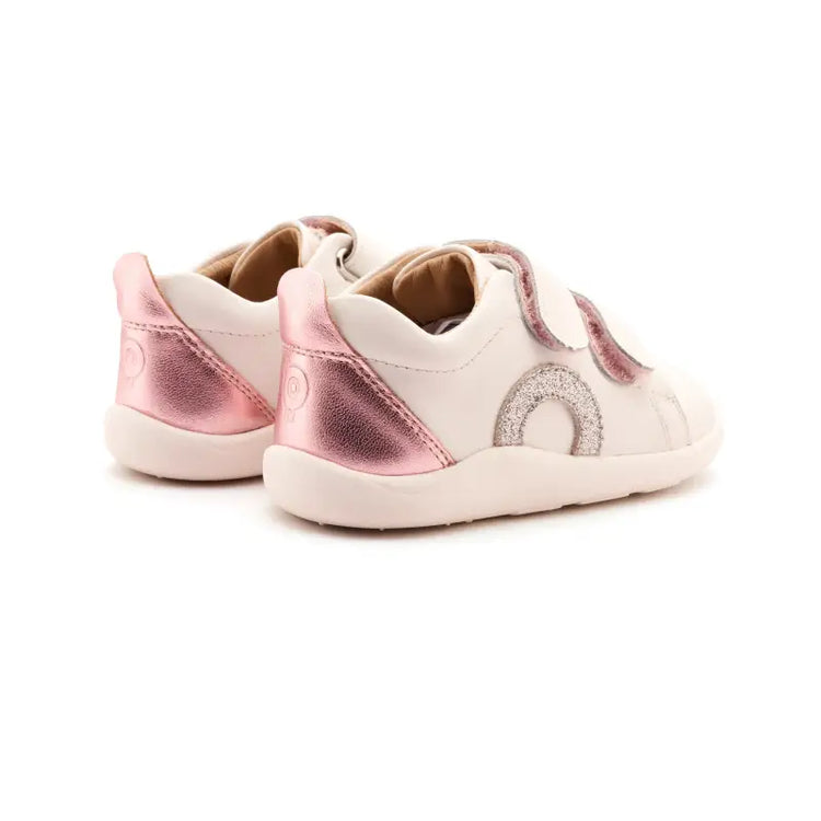 Oldsoles Pink Glam Velcro First Walker Sneaker 805 - FIRST WALKER