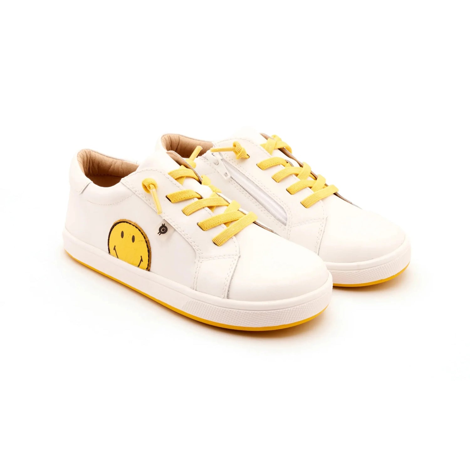 Oldsoles Yellow Smile No Tie Sneaker 1054