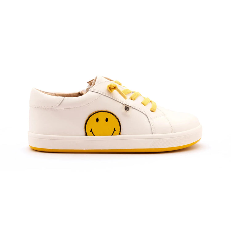 Oldsoles Yellow Smile No Tie Sneaker 1054