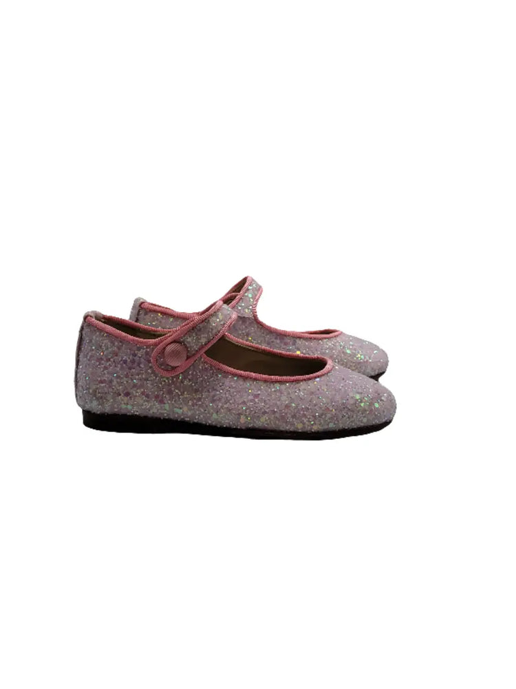 Pink glitter shoes for by papanatas fast shipping