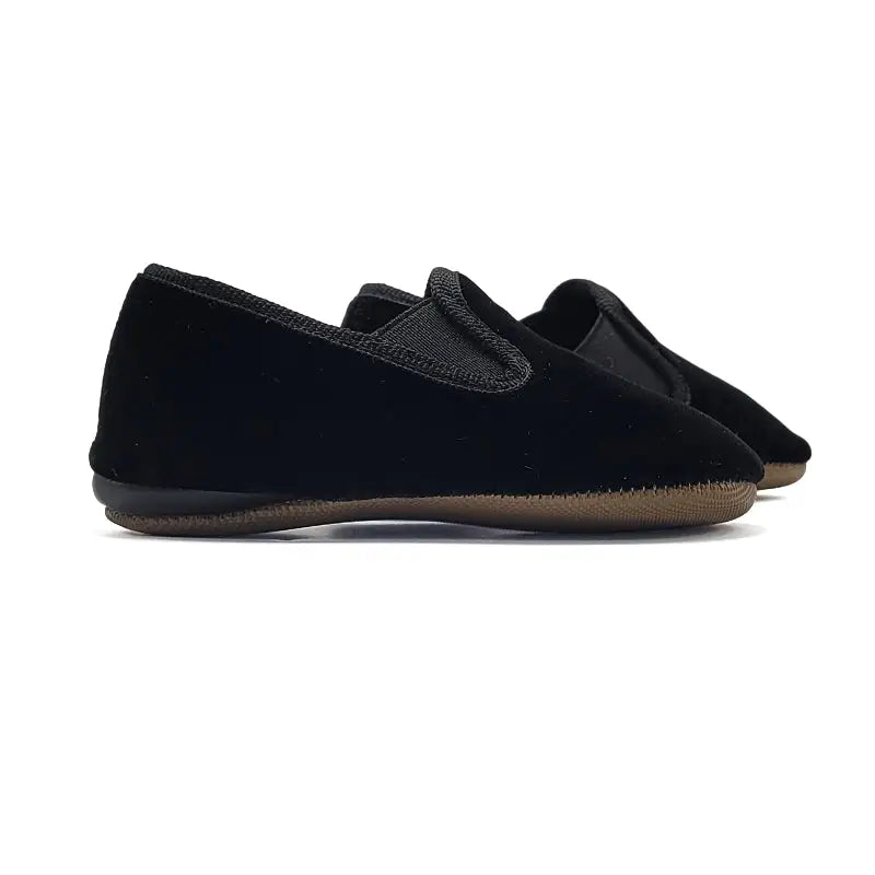 Pepe’ Black Velvet Soft Smoking Slip On 280 - 19 - GIRLS