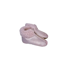 pepe-es-x-ls-curly-pink-fur-metallic-front-zipper-bootie-girls