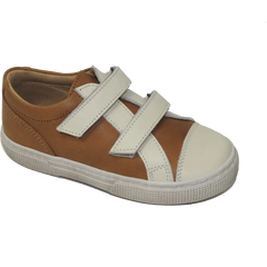 Pepe’ ivory double velcro luggage sneaker 743 - boys