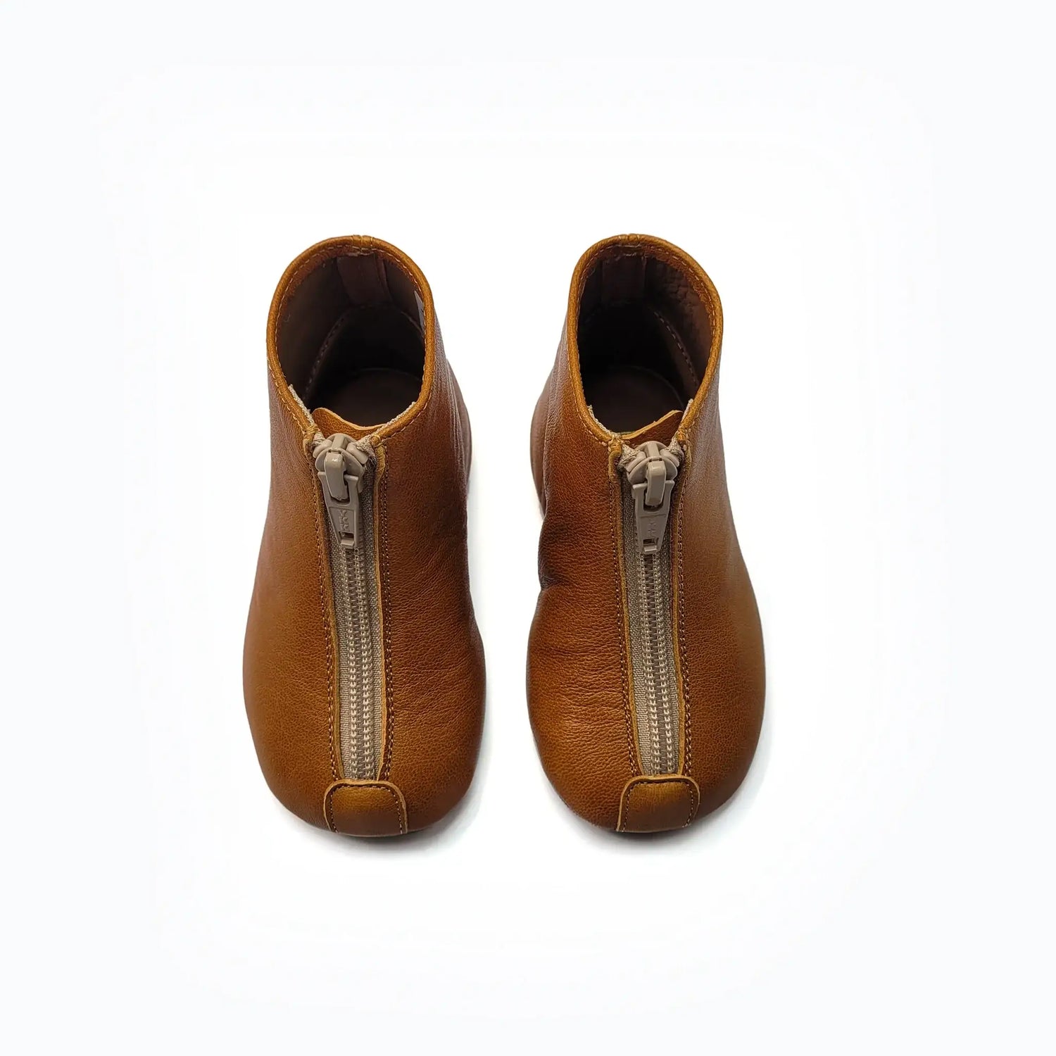 Pepe tobacco brown zipper bootie baby shoes fast shipping