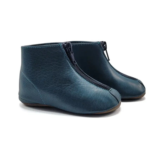 Pepe` teal front zipper bootie 225 - first walker bootie