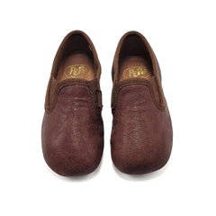 Pepe’ Wood Brown Soft Smoking Slip On 280 - GIRLS