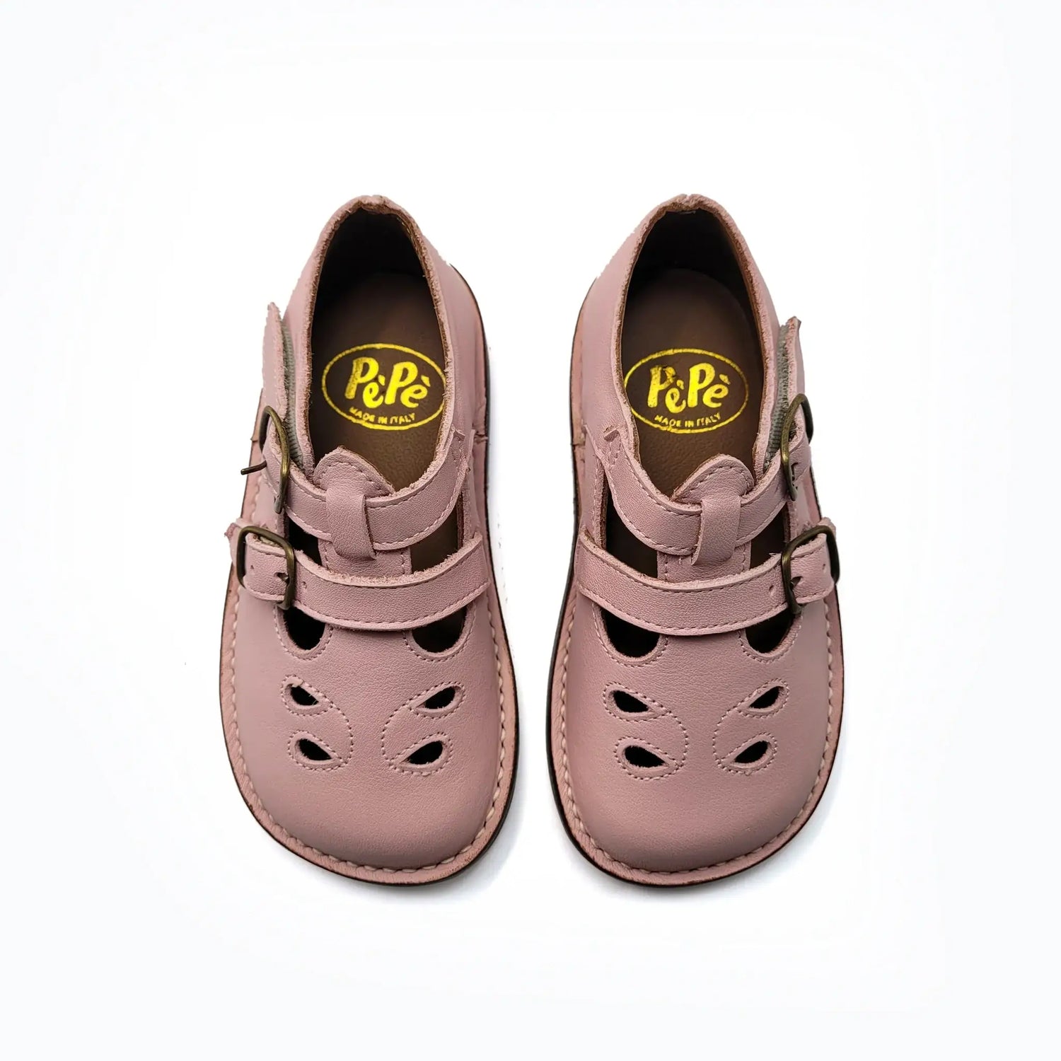 靴 Ie babe#3378,Vannel #8689,size 40 PEPE Dusty Rose Leather Baby Sandals Italy – Laced Shoe Inc