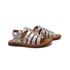 Pom d’api emma iridescent sandal - girls