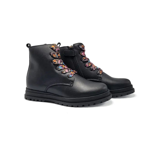 Porte black floral bootie 21521 - boots