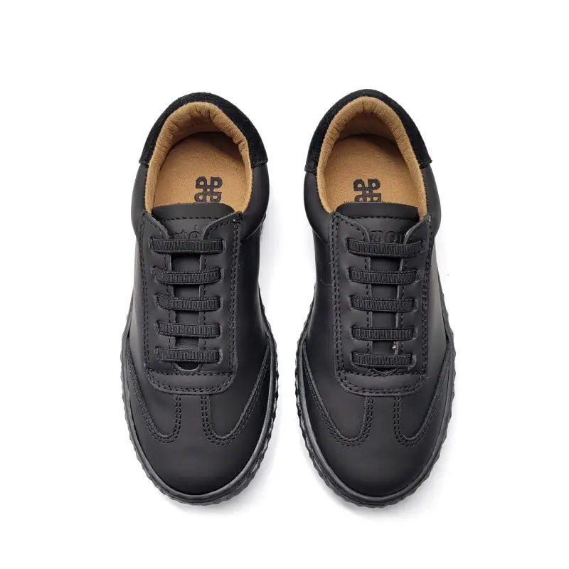 Porte black gum no tie sneaker 21557 - boys