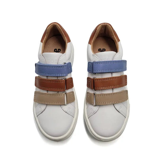 Porte brook multicolor velcro sneaker - boys