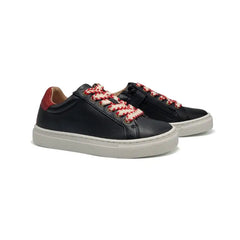 Porte eleanor candy cane black lace sneaker - girls