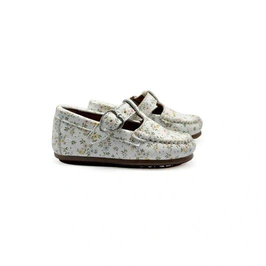 Porte floral leather t-strap baby shoes fast shipping