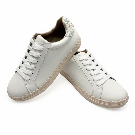 girls fashion sneaker white laces