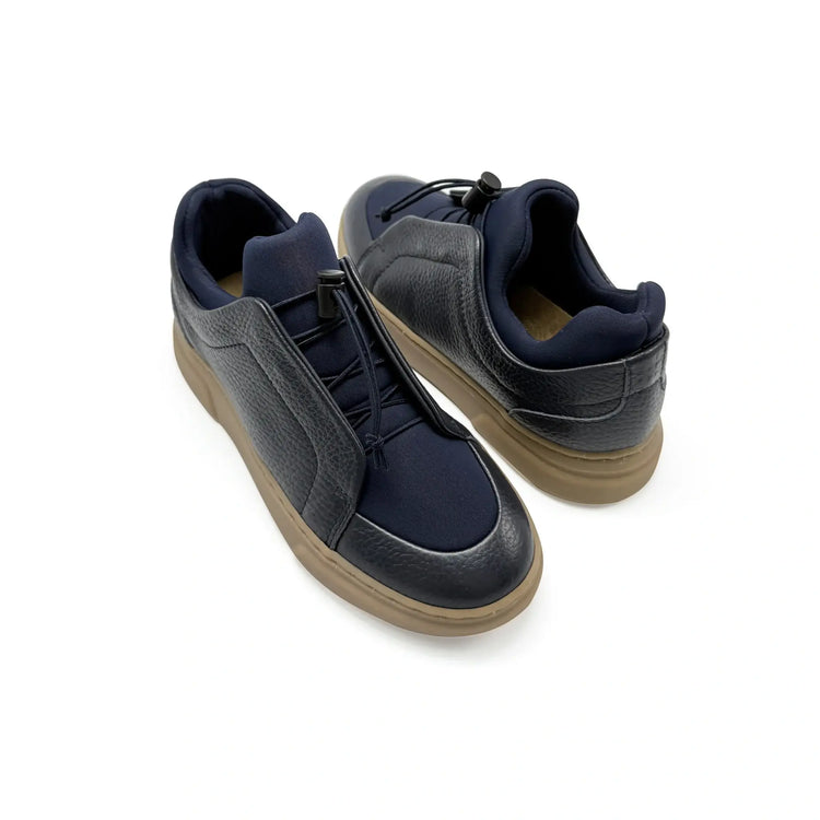 Porte navy leather slip on sneakers fast shipping