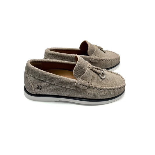 porte linen denim loafer