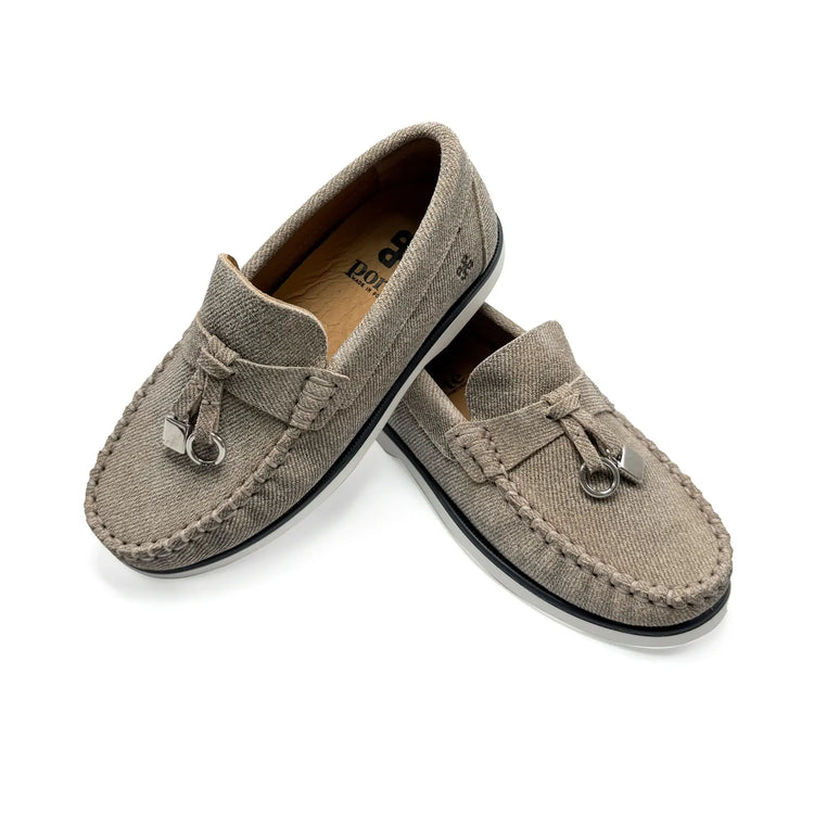 Porte sand denim suede charm loafer fast shipping