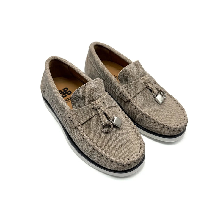 Porte sand denim suede charm loafer fast shipping