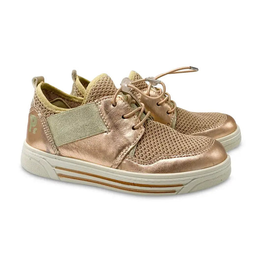 Primigi rose gold pink elastic slip on sneaker 3383844 - girls