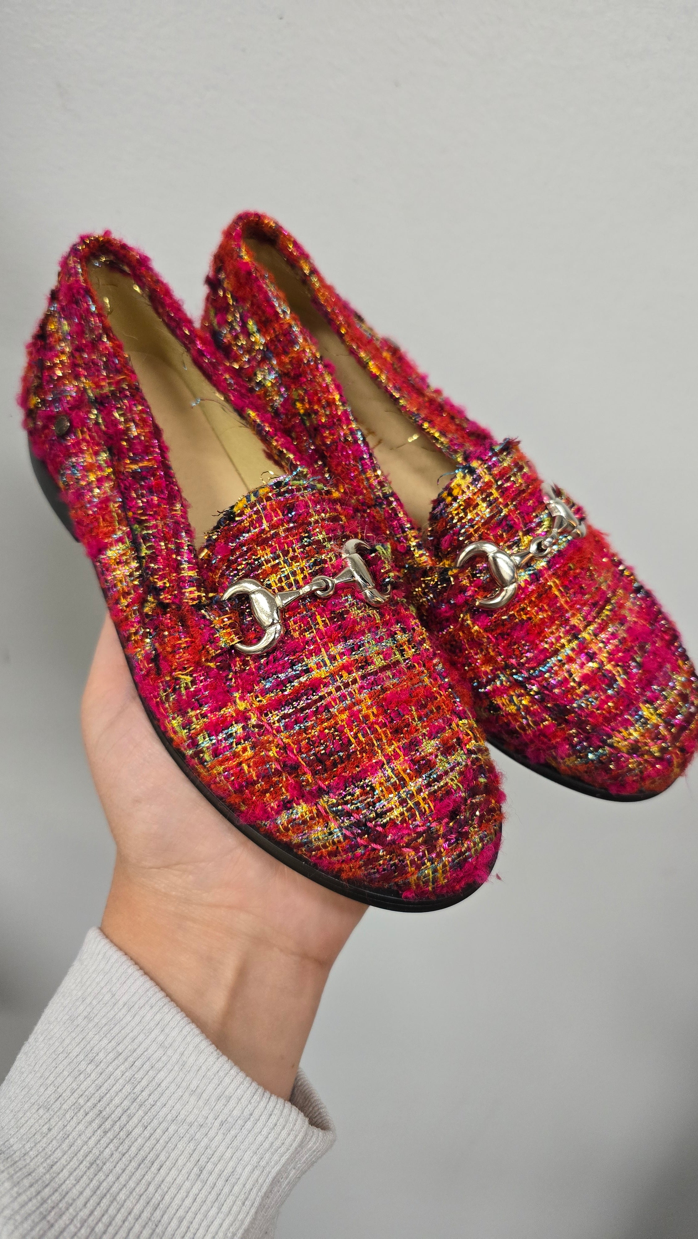 CONFETTI Red Plaid Slip On-6440