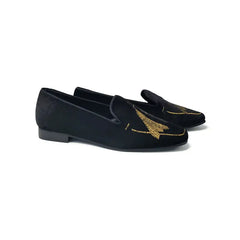 Ruth secret black tassel slip on 2645 - girls
