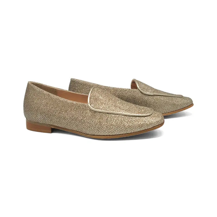 Ruth secret gold sparkle slip on 3704 - girls