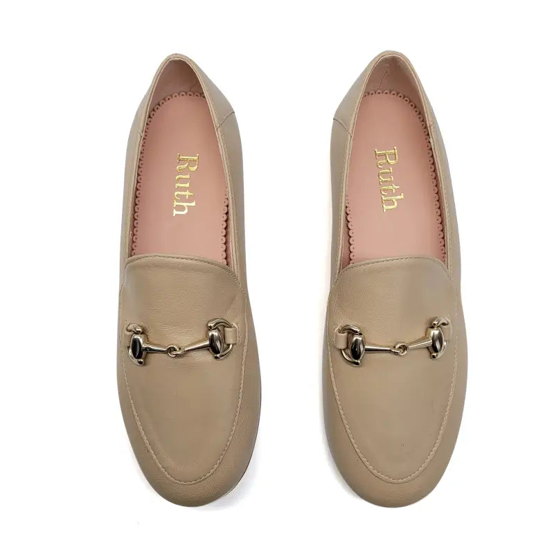 Ruth secret hazelnut taupe chain slip on 3655 - slip on dress