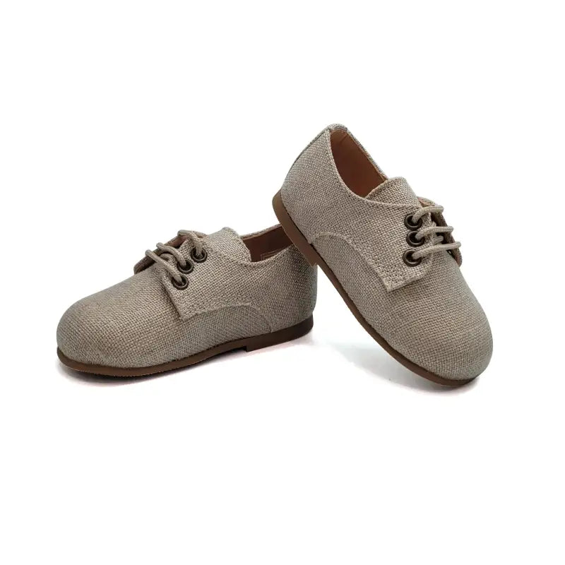 Ruth Secret Natural Linen Lace Shoe 703 - BOYS