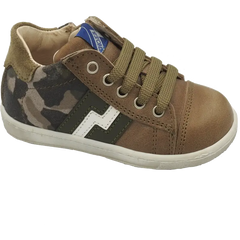 Shoe b 76 green/camaflauge little boys high top sneaker 9701 - boys