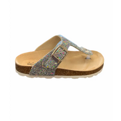 Shoe b 76 silver glitter sandal - girls