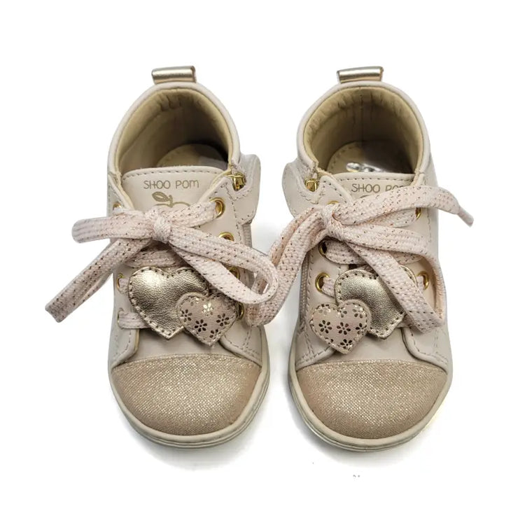 Shoo Pom Bouba Heart Sneaker - 22 - FIRST WALKER