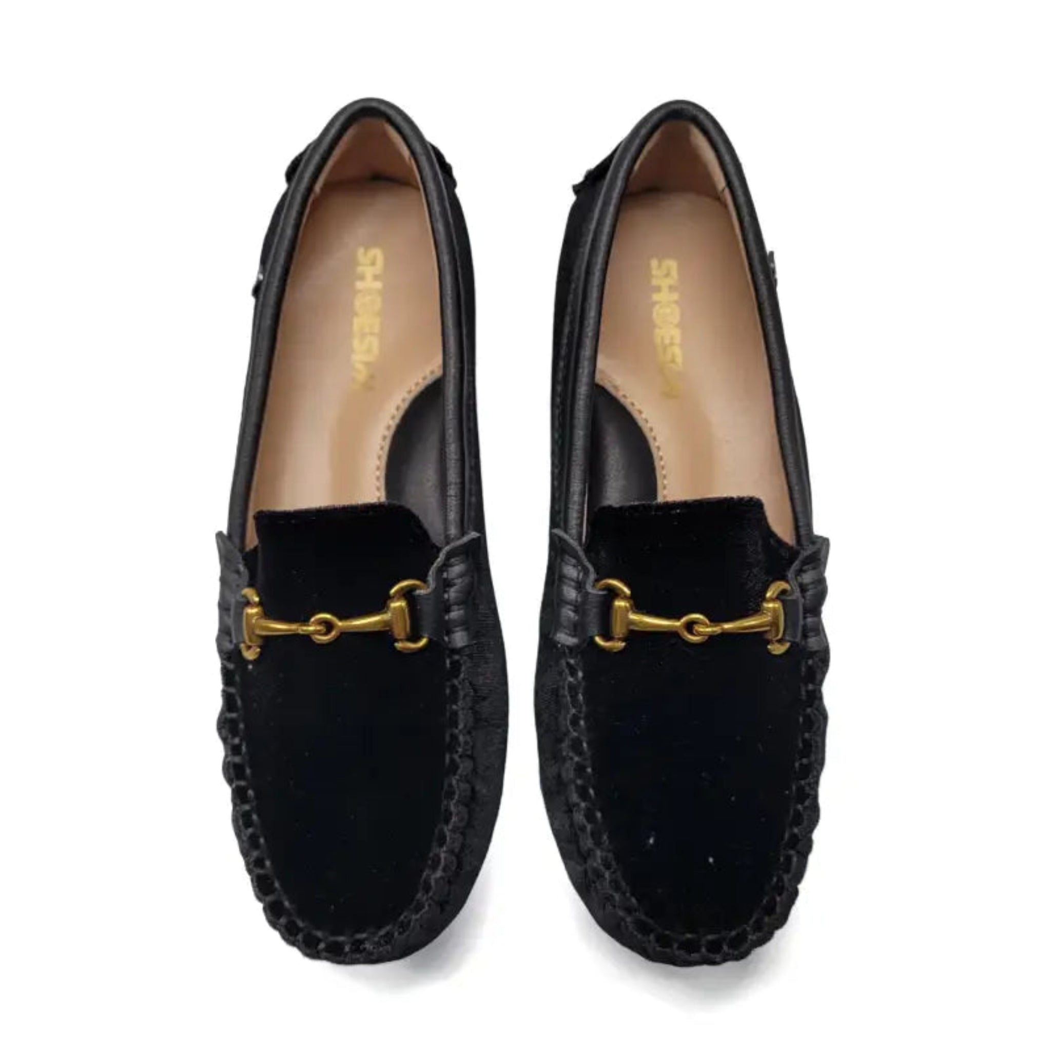 Shoozim black velvet loafer 62022 loafers boys