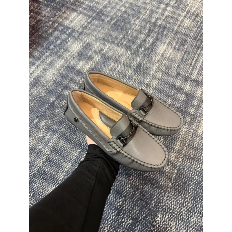 Shoozim dark gray croco loafer 62022 loafers boys