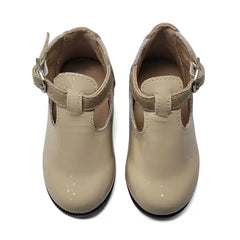 Shoozim stone leather t strap first walker 087 first walker