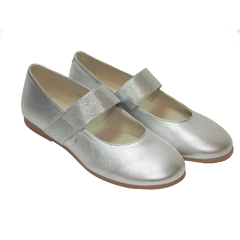 Sonatina brooklyn silver elastic mary jane - girls