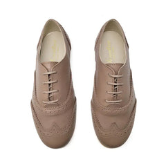 Sonatina imperial taupe lace oxford - boys