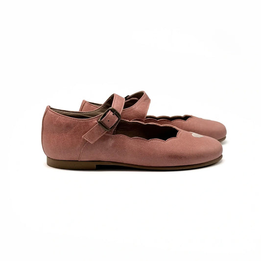 lisa salmon pink mary jane dark pink