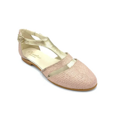 Sonatina pink shimmer gloria buckle - girls