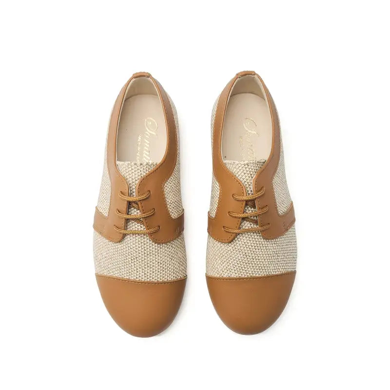 Sonatina sir cognac woven oxford - boys